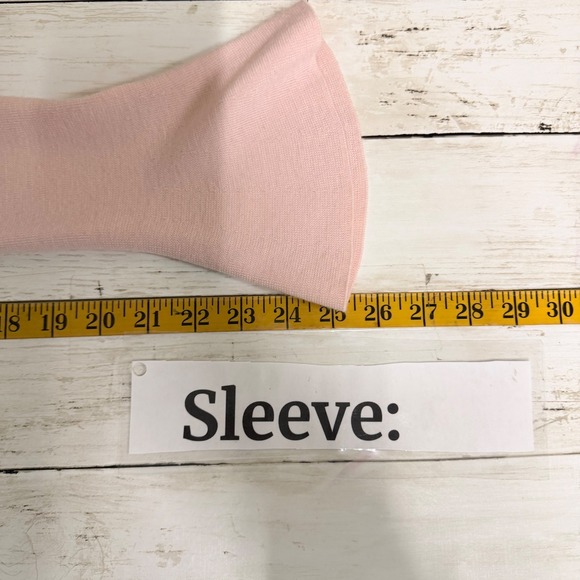 Tory Burch Kimberly Sweater Women S P Pink Merino Wool Bell Sleeve Gold Button - Picture 11 of 13